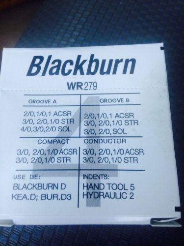 Lot (5) Blackburn® H Tap Compression Connectors WR279