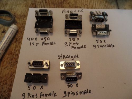 225  d-sub   sub-d connectors for sale