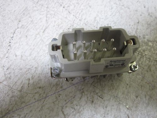 Amphenol c146 10a 010 102 1 insert 10-pin male plug  600v *new out of a box* for sale