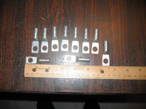 4 AWG Copper Short-One Hole Lug Crimp Connector Terminal (10) Lug#30021