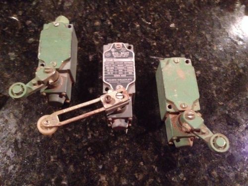 3 Allen Bradley oil tight limit switch