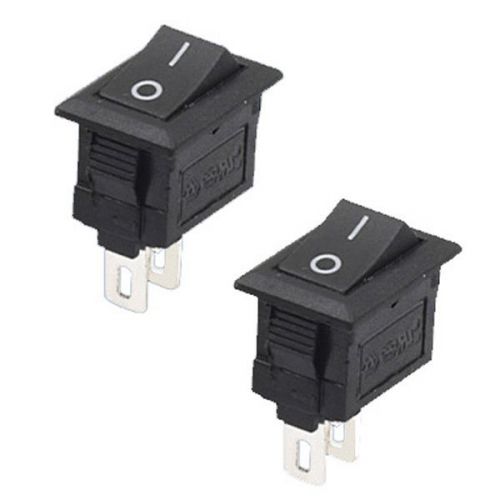 2pcs 2 pin snap-in on/off position snap boat rocker switch 12v/110v/250v sr1g for sale