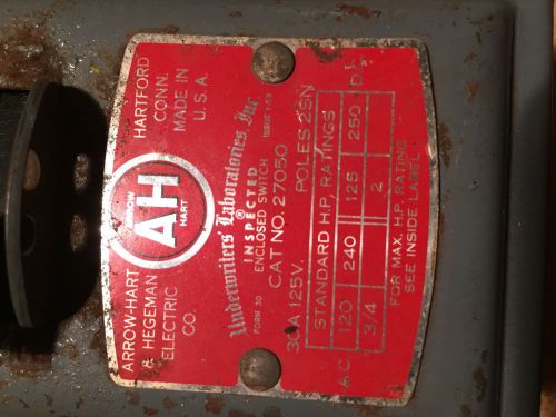 27050 Arrow Hart Switch Used