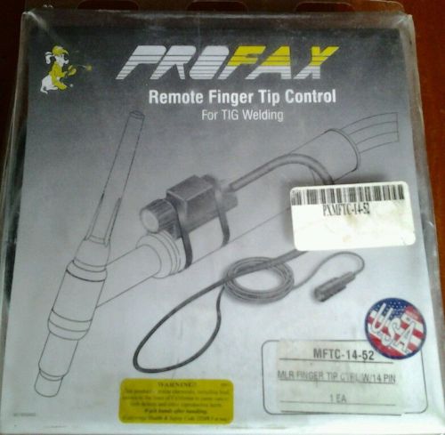 Miller profax finger tip control for tig mftc-14-52 for sale