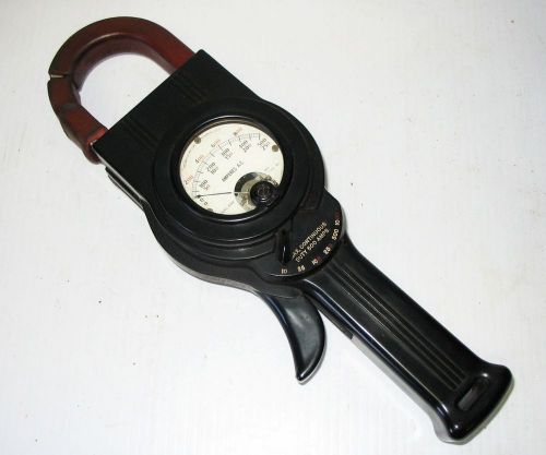 Vintage weston electric model 633 type a2 clamp on ammeter 500 amp for sale