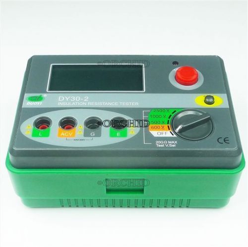 Ohm 20g 2500v resistance tester dy30-2 insulation megohmmeter megger digital for sale