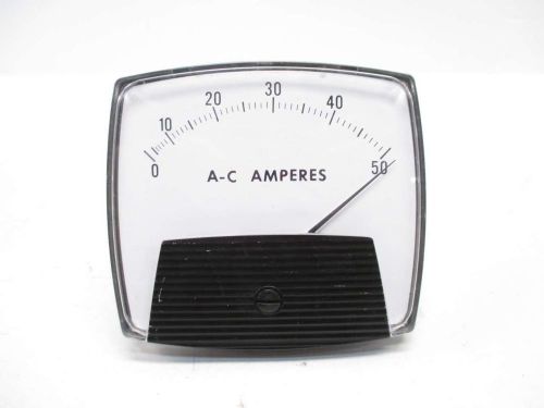 YEW 250440LS 0-50 AC AMPERES METER D470424