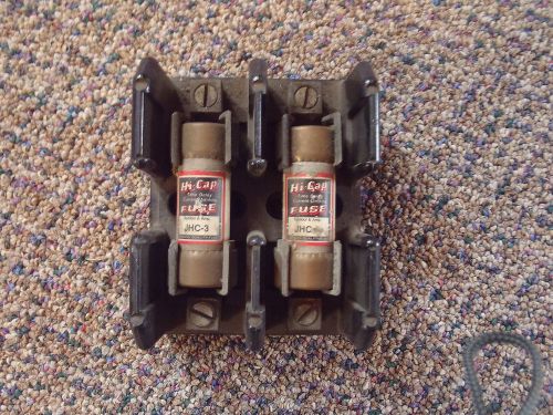 CU-AL FUSEHOLDER 581-G 30A-600V INCLUDES (2) JHC-3 FUSES