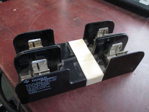 Gould Shawmut Fuse Block 60316 30A 600V 1P *Lot of 2* Used