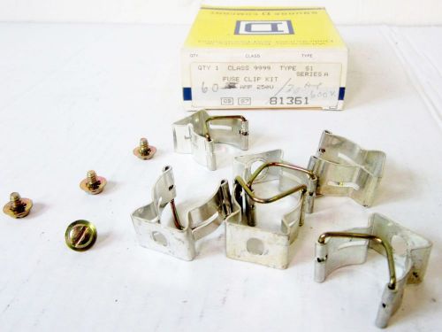 SQUARE D 9999-S1 9999S1 FUSE CLIP KIT, CLASS 9999, TYPE S1, DISCONNECT REBUILD