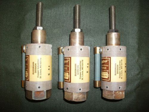 Lot of (3) bussman limitron kgj-e175 fuse for sale