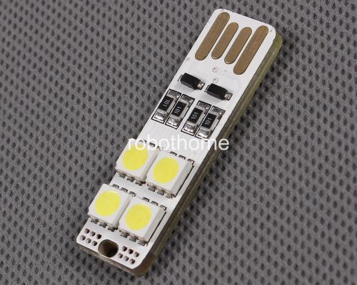 ICSI006A USB Light Board Pure White 5050 SMD LED Double-Sided USB Interface