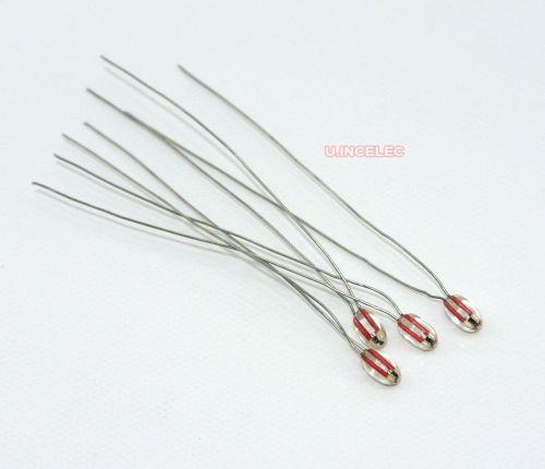 4pcs NTC Thermistor 100K ohm 1% Tolerance 4200 Glass Encapsulated 2mm