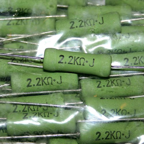 Kiwame 2.2kohm 2.2K 2K2 5W, carbon film resistors 20pcs