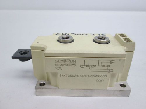 NEW SEMIKRON SKKT250/16 GE104X125DC058 DIODE THYRISTOR D329156