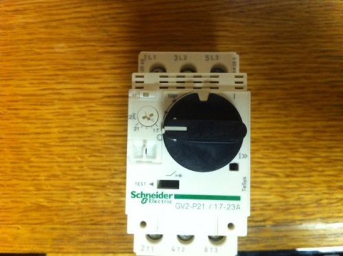 SCHNEIDER ELECTRIC GV2P21 Motor Starter,Manual,IEC,23A,600V