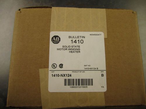 New allen bradley 1410-nx124 solid state motor winding heater new in box for sale