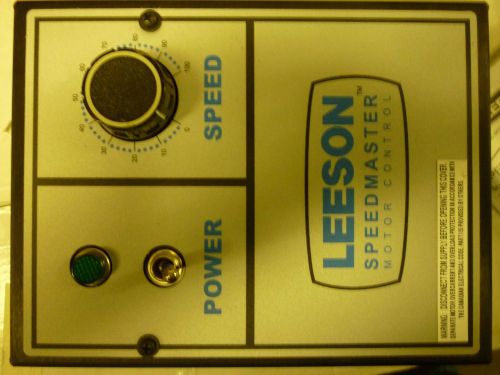 LEESON SPEEDMASTER MOTOR CONTROL MODEL 174307.00