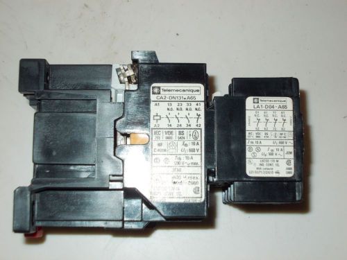 TELEMECHANIQUE CA2 D131 A 65 with LA1-D04 A 65 Contactor