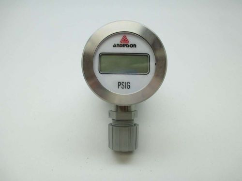 NEW ANDERSON SR081G005G1100 DIGITAL GAUGE 0-500PSI PRESSURE TRANSMITTER D385081