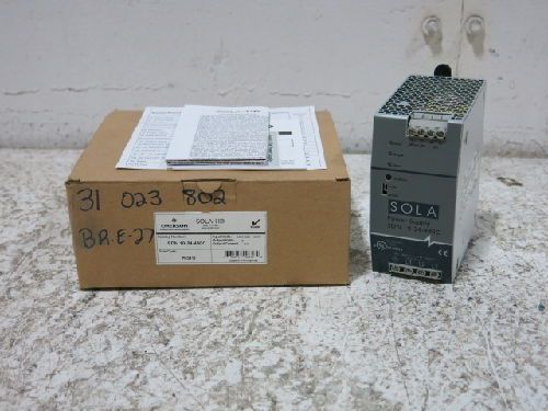 SOLA SDN 10-24-480C POWER SUPPLY, 24 VDC, 10 AMPS