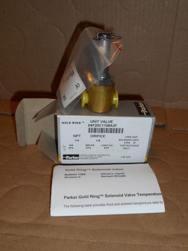 Parker Hannifin Gold Ring Unit Valve 04F20C1108A3F