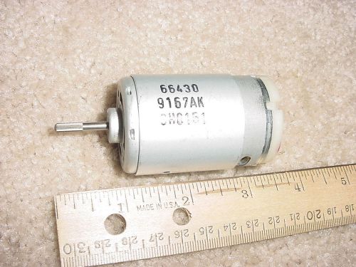 Small DC Electric Motor 13.5 VDC 18000 RPM 509 g-cm M39