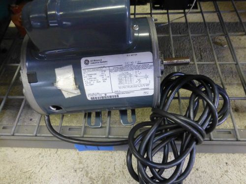 General Electric GE AC motor 5KC49PN0161 1 hp 60 hz 115/208-230v 1 phase 1750rpm