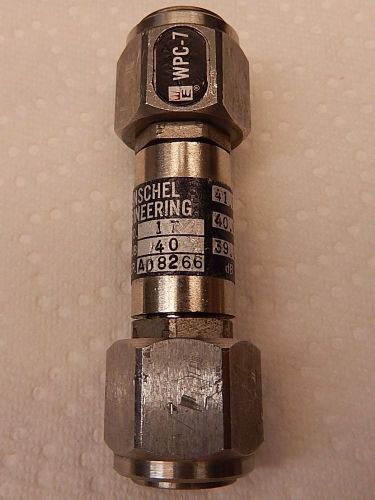 WEINSCHEL 17 40dB ATTENUATOR WPC-7 DC to 18 GHz           528