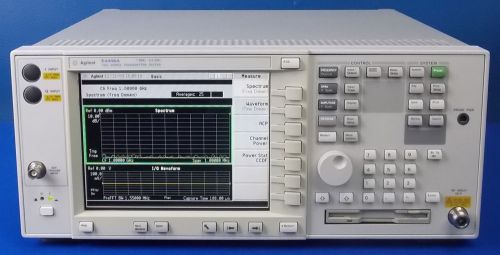 Agilent / HP E4406A w/  B78/BAC/BAE/BAH VSA Transmitter Tester, 7 MHz - 4 GHz