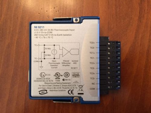 National Instruments USB DAQ module NI-9211 4-channel TC module