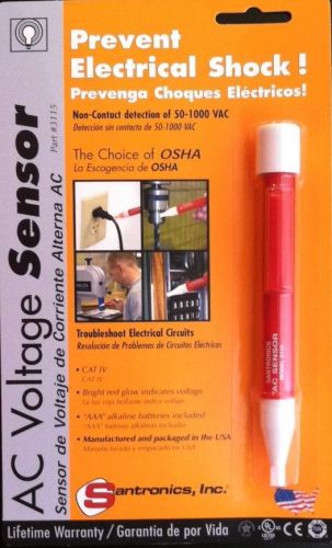 SANTRONICS - AC VOLTAGE SENSOR NO-CONTACT DETECTION OF 50-1000 VAC #3115