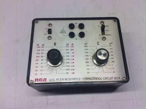 RCA WG-412A RESISTANCE CAPACITANCE CIRCUIT BOX