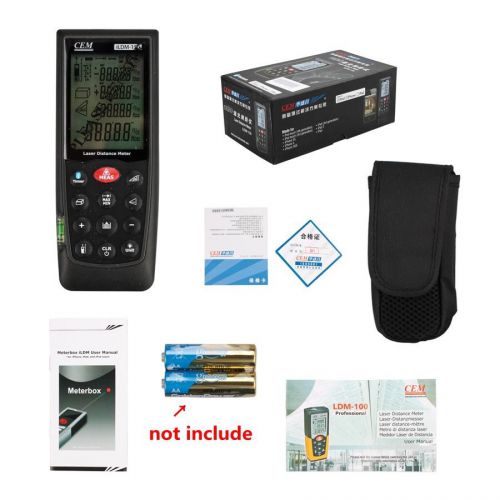 Laser distance meter within 70m/229ft wireless bluetooth cem ildm-150 for sale