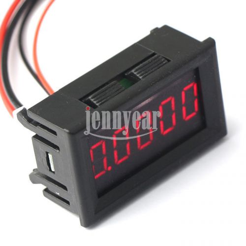 Red LED Ampere Meter Built-in Shunt Panel 5 Digit DC 0-3A Current Monitor 0.36&#034;