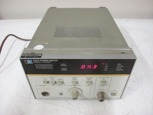 Agilent 436a digital rf power meter w/ opt 022 (gpib) for sale