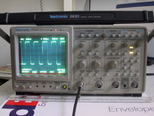 TEKTRONIX 2430 150MHz Digital OSCILLOSCOPE; refurbed calibrated guaranteed @BIN