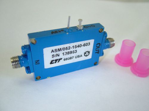 CTT RF AMPLIFIER 1.2 - 5GHz GAIN 45db PO 18dbm ASM/052-1640-603