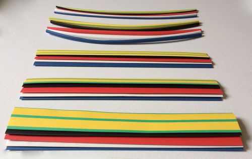 Heat Shrink Tubing Tube Sleeving Wire Wrap 25pcs Assortment Ratio 2:1 Australia