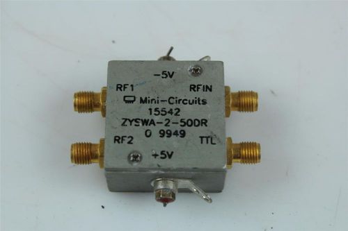 MiniCircuits Microwave Switch Relay PIN Diode TTL 0-5GHz SMA ZYSWA-2-50DR