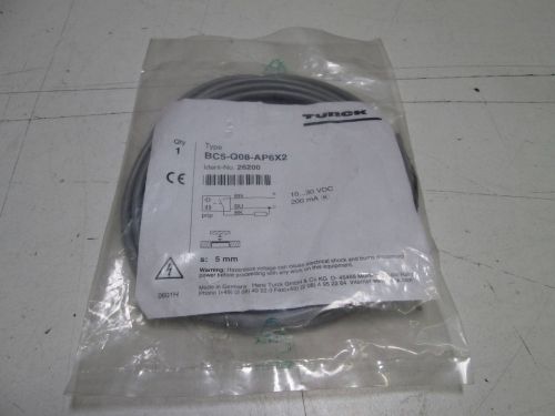 TURCK PROXIMITY SENSOR BC5-Q08-AP6X2 (26200-OPEN BAG) *NEW IN BAG*