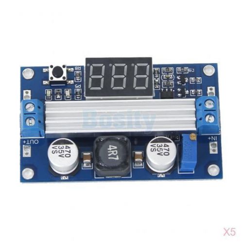 5x high power digital dc 3-35v adjustable step-up power supply converter module for sale