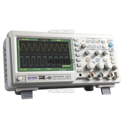 Digital storage oscilloscope 50gsa/s atten ads1062cml brand new 7&#034; lcd 60mhz for sale