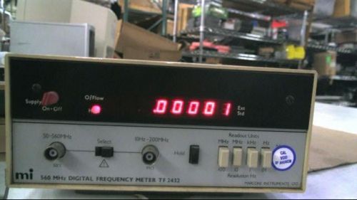 MI Marconi Instruments TF 2432 560MHz Digital Frequency Meter 52432-302P