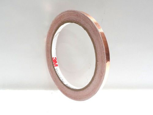 3M 1/4&#034; COPPER FOIL TAPE EMI CONDUCTIVE ADHESIVE ~ A GREAT DEAL ~