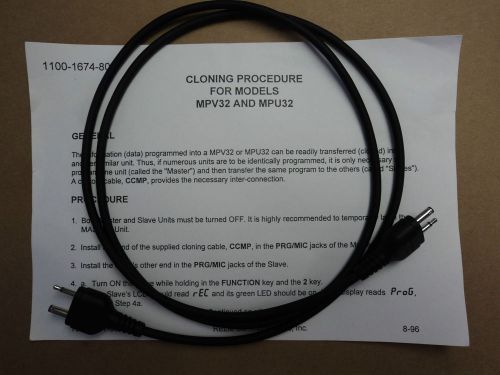 New RELM MPU32 MPV32 CLONE CABLE Cloning mpu MPV 32 mpu32a mpu32b Smart Com Mini