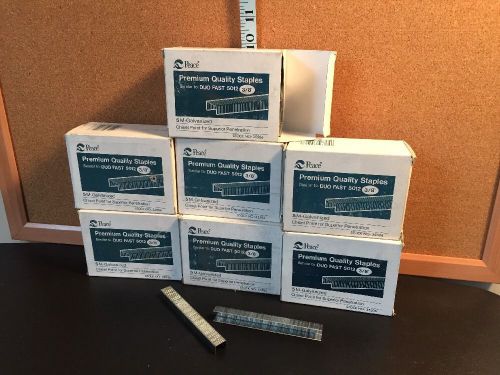 7 Boxes Of Peace Premium Quality Staples Similar Duofast 5012 3/8&#034;