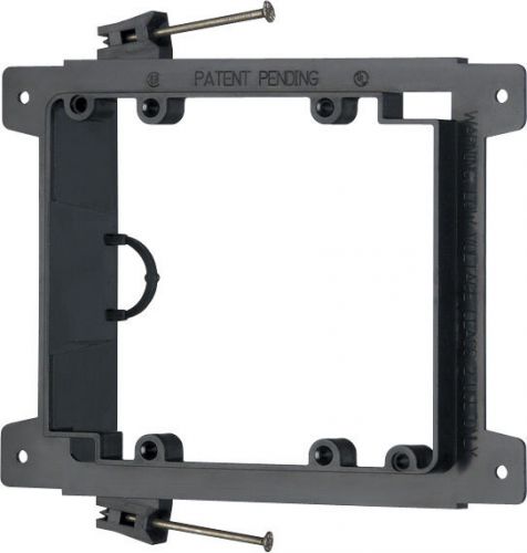 Arlington LVN2 2-Gang PVC Nail On Low Voltage Mounting Brackets