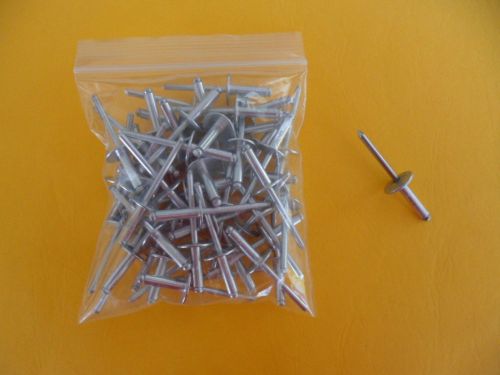 Aluminum Steel Mandrel Rivet 5/8 large head, 3/4 length,3/16 dia (50pcs)