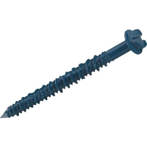 Tapper Concrete Screw Anchor-1/4X3-3/4 HX WSHR TAPPER